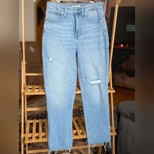 Madewell Blue Distressed Jeans W 28